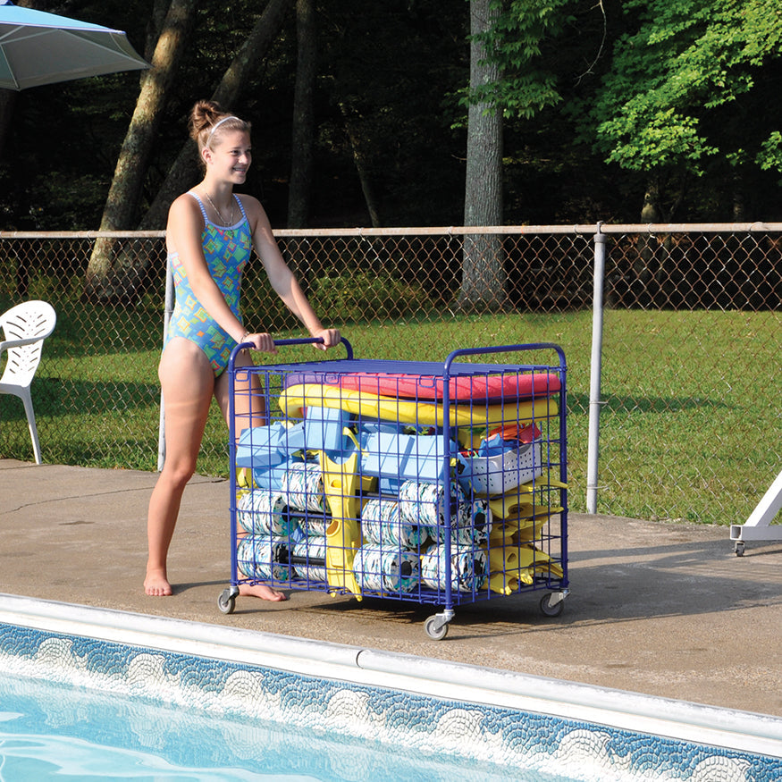 Jaypro Ball Cart - The Original ToteMaster  (25 Ball) (Royal Blue) Jaypro