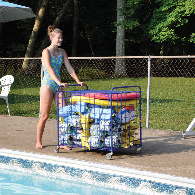 Jaypro Ball Cart - The Original ToteMaster  (25 Ball) (Royal Blue) Jaypro