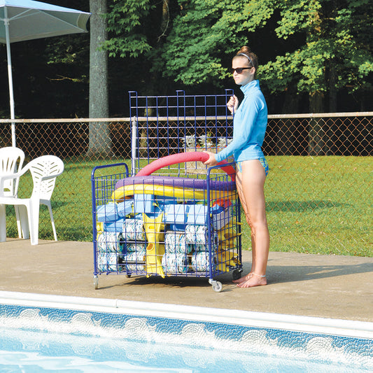 Jaypro Ball Cart - The Original ToteMaster  (25 Ball) (Royal Blue) Jaypro