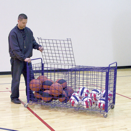 Jaypro Ball Cart - ToteMaster  Plus (35 Ball) (Blue) Jaypro