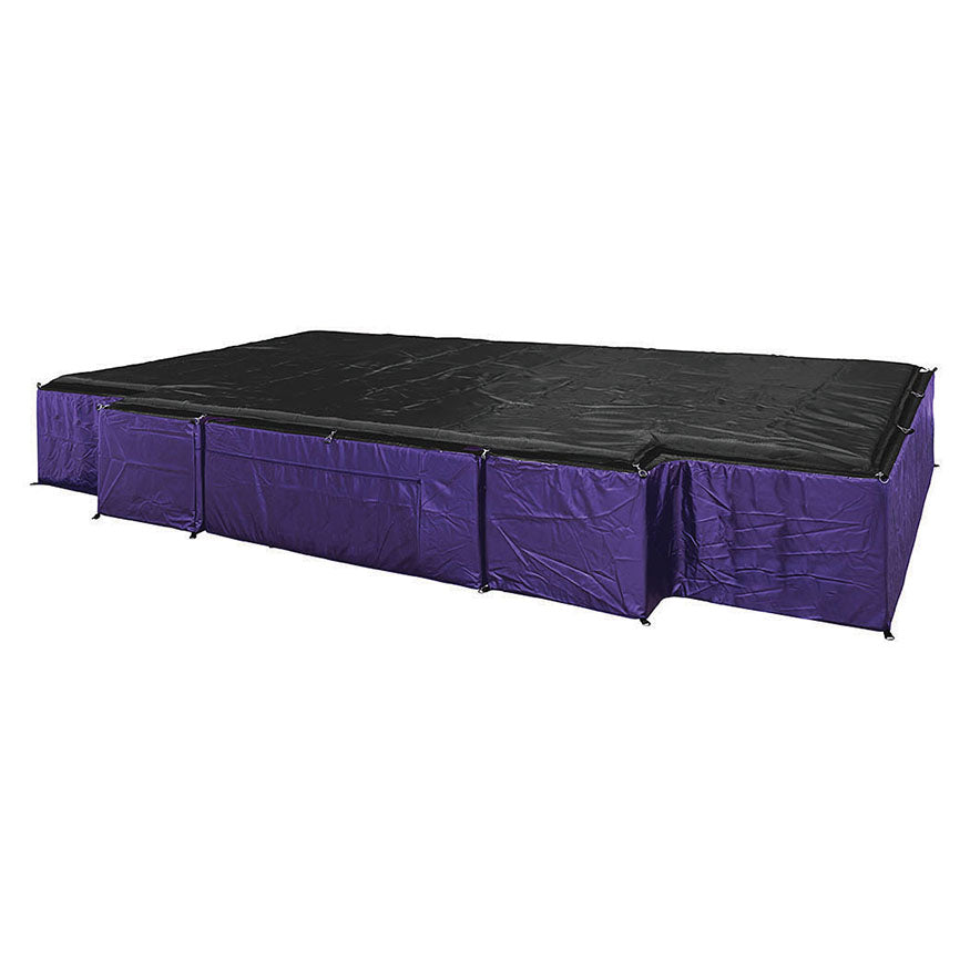 Jaypro Edge Padding - Bolt-On (L shaped for I/O Wood/Acrylic Backboards) - Safe-Pro  (72 in. Wide Backboard) (Black) Jaypro