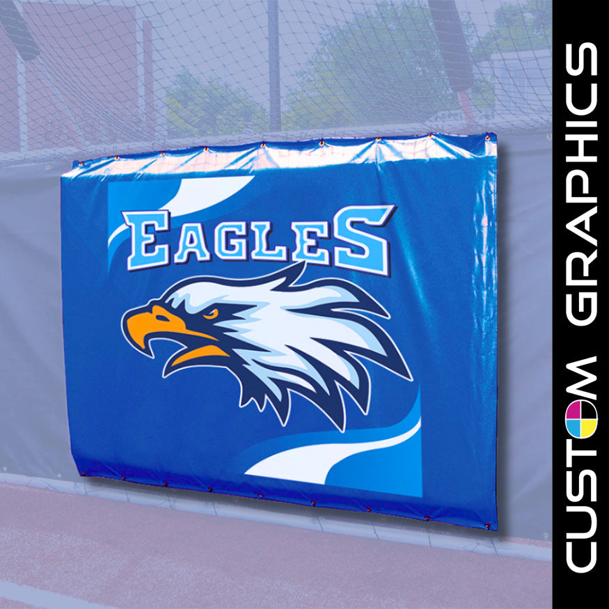 Jaypro Batting Cage - Skirt Drop with Digital Graphic Jaypro