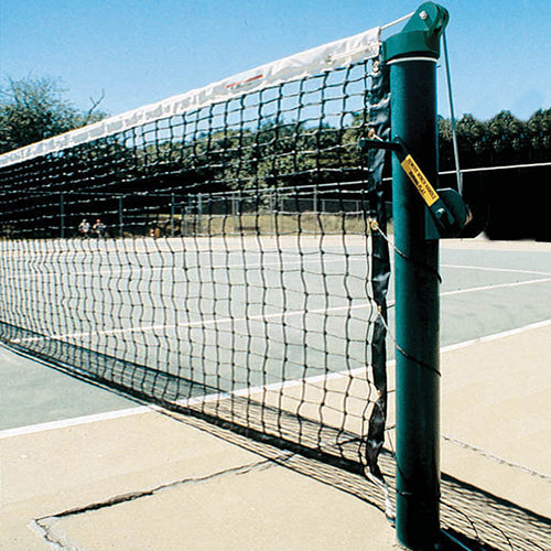 Jaypro Tennis Posts - (3-1/2 in. Post) (Outdoor) - Heavy-Duty Upright (Round) (Green)