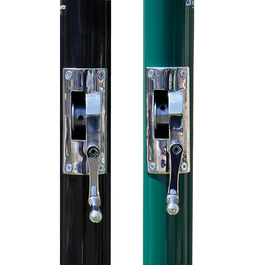 Jaypro Tennis Posts - (2-7/8 in. Post) (Outdoor) - Internal Winch (Round)