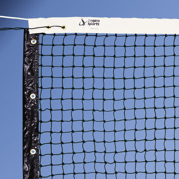 Jaypro Tennis Replacement Net (1-7/8 in. Sq. - 3mm Polyethylene Braided Mesh) (Indoor) - Tennis Net (36 ft.L x 42 in.H) (Black)