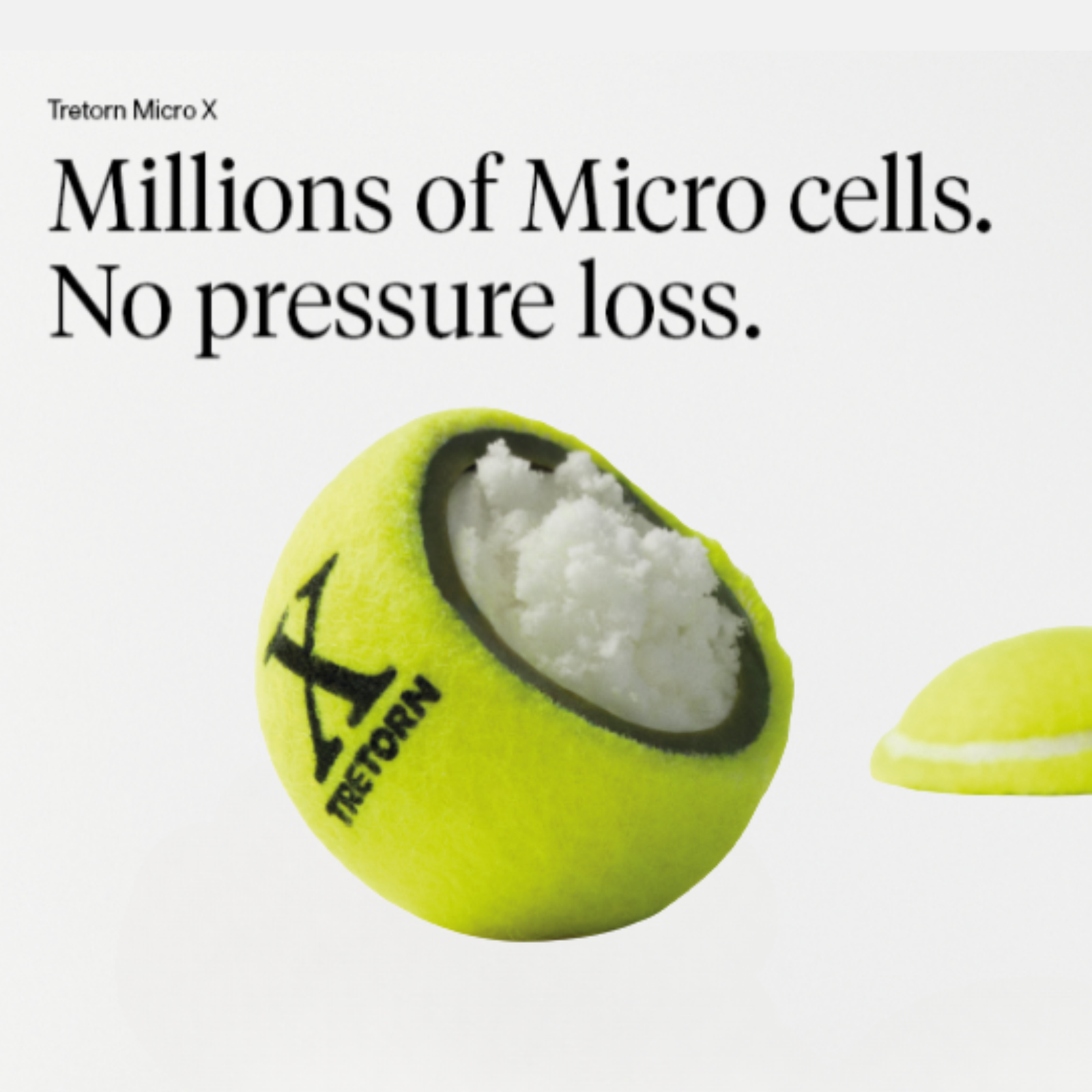 Tretorn Micro-X Tennis Balls (72 per Case)
