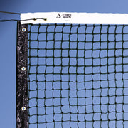Jaypro Tournament Tennis Net (1-7/8 in. Sq. - 3mm Polyethylene Knotted Mesh) - Tennis Net (42 ft.L x 42 in.H) (Black) Jaypro