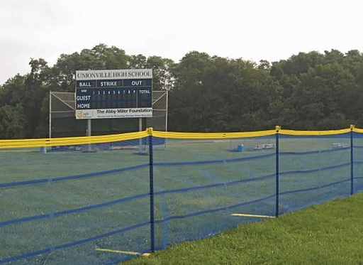 Jaypro Field Fence - Temporary - 471 ft. (One Piece Kit) Jaypro