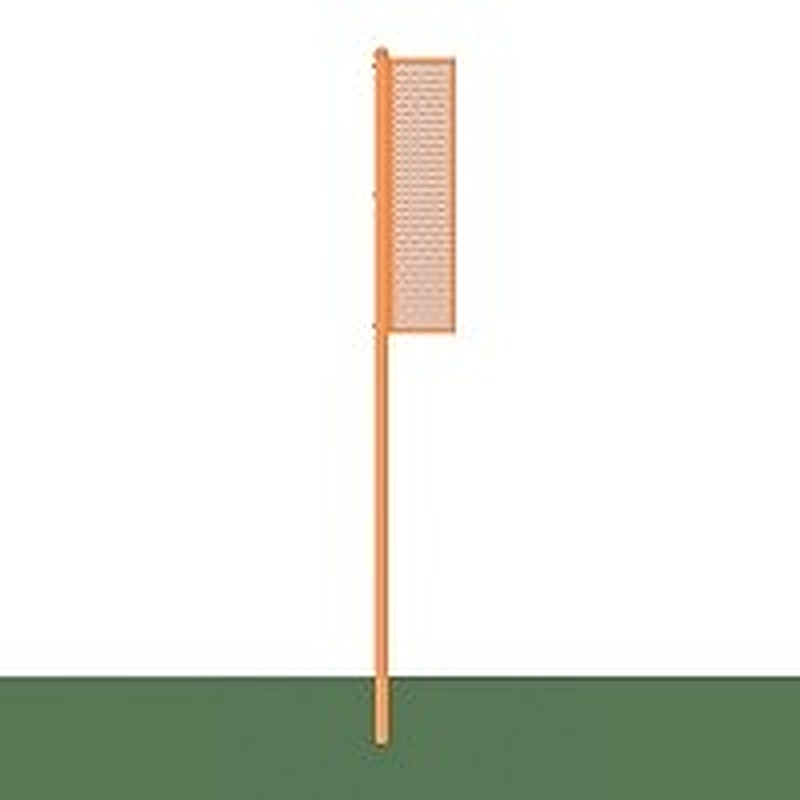 Jaypro Foul Poles - 12 ft. - Softball (Collegiate) (Surface Mount)