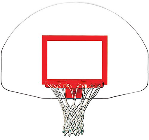 Douglas FST Fan Shaped Steel Backboard with Target, 38″ x 55″ Douglas