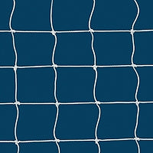 Jaypro Replacement Net (4 in. Sq. Mesh) - Soccer Training Goal - Medium Portable Training Goal (7-1/2 ft.H x 18 ft.W) (White)