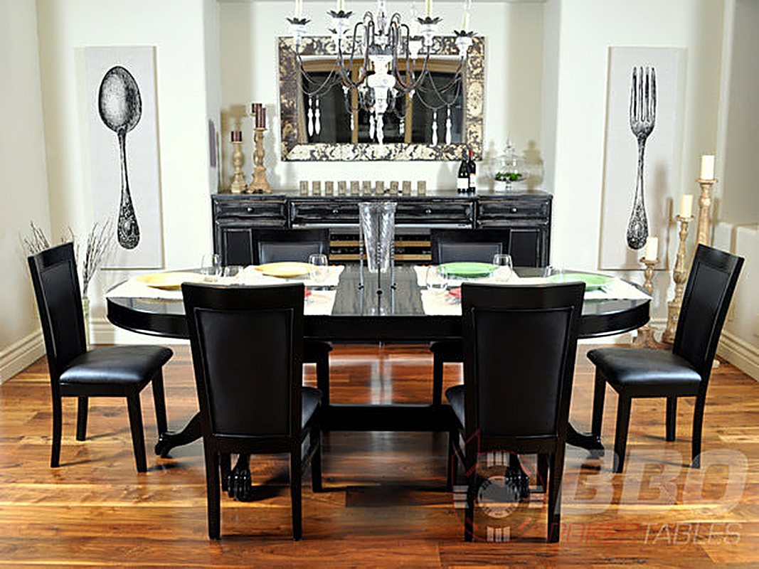 BBO Black Dining Chairs - Combo Set (ships with your table)