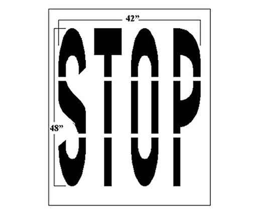 Newstripe Federal STOP Stencil Newstripe