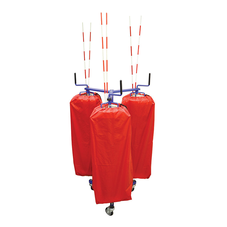 Jaypro Volleyball Net Storage Rack - Net Keeper - Triple Net Jaypro