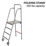 Jaypro Volleyball Referee Stand - Folding - 250 Lb. Capacity