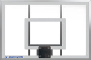 Jaypro clear acrylic Wall Mount Basketball Hoop with white square target and metal frame