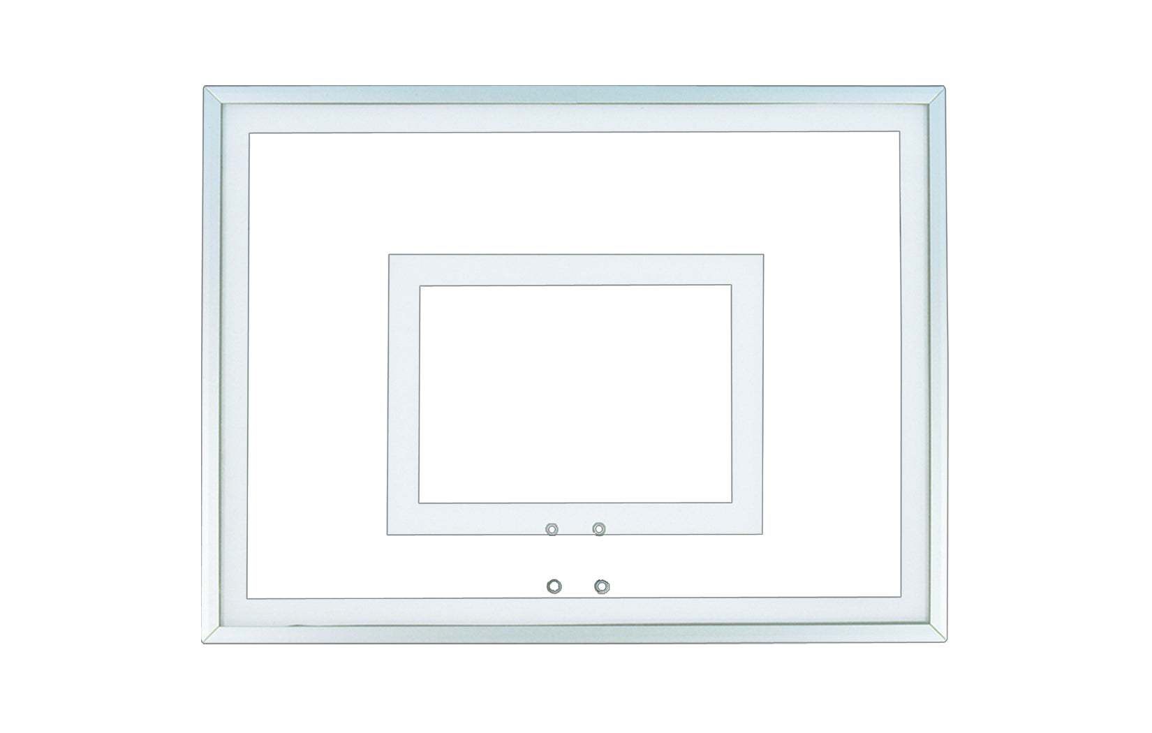 FIRST TEAM clear basketball backboard for indoor or outdoor basketball hoops